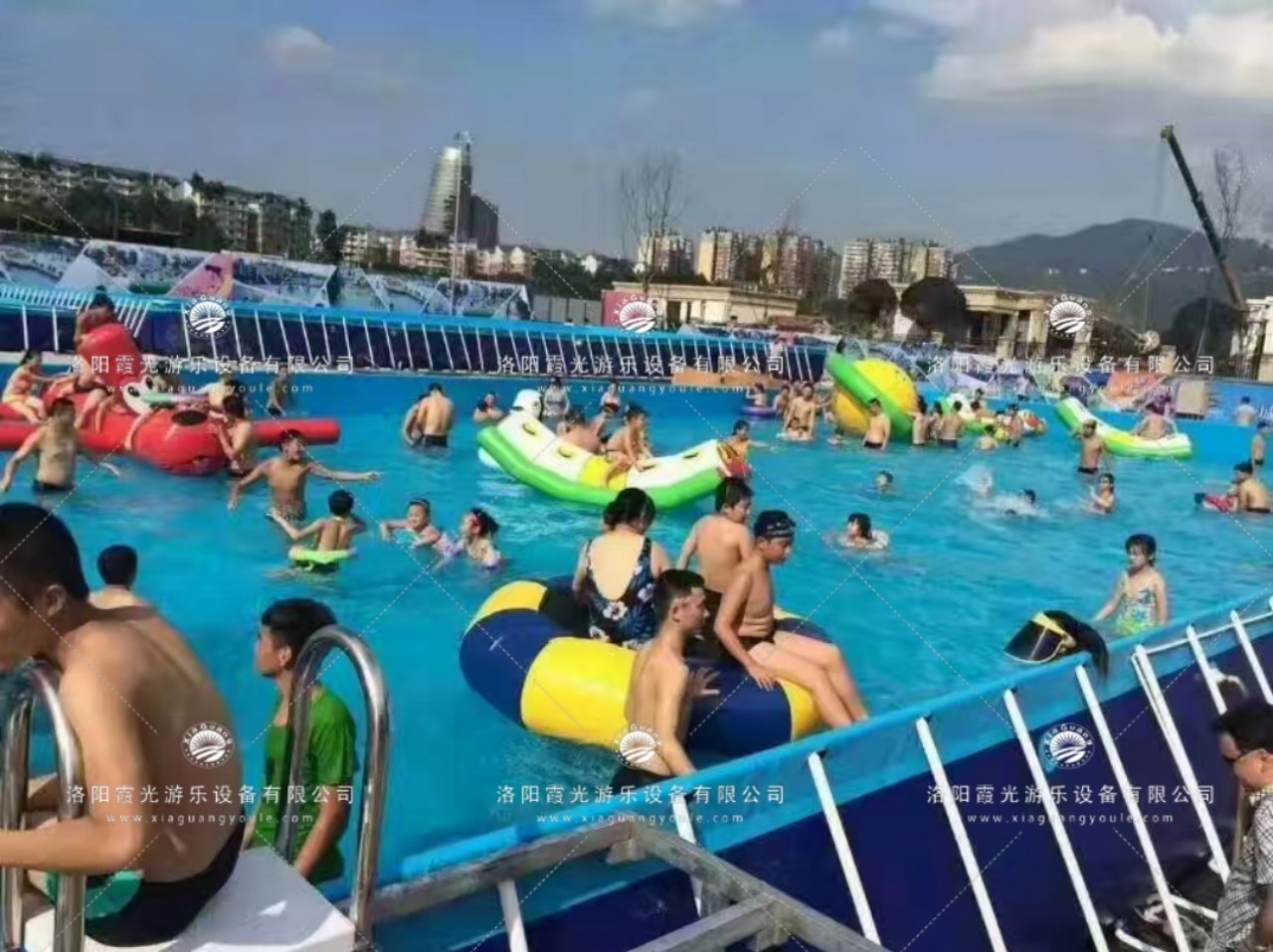 沧县水上乐园支架泳池